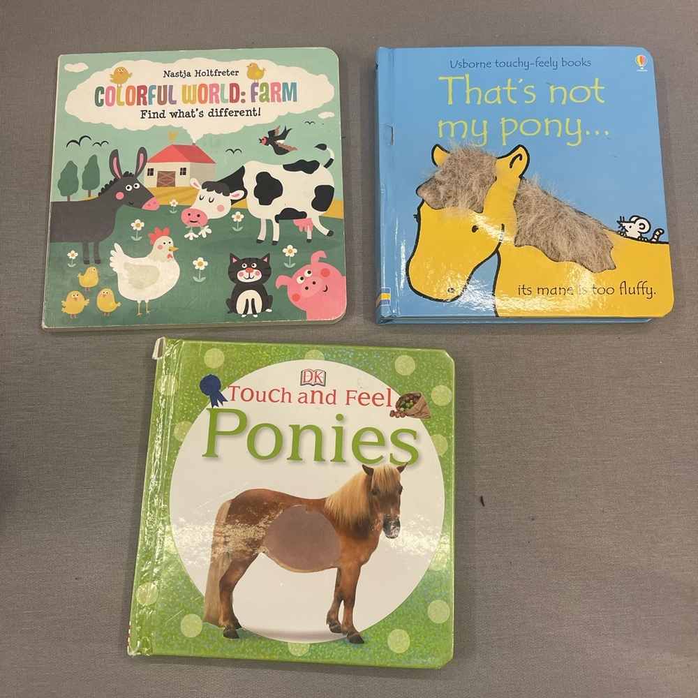 Farm themed board books include kane miller and usborne